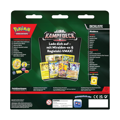 Pokémon: Liga Kampfdeck "Miraidon ex" - Spiellevel 3 (DE)