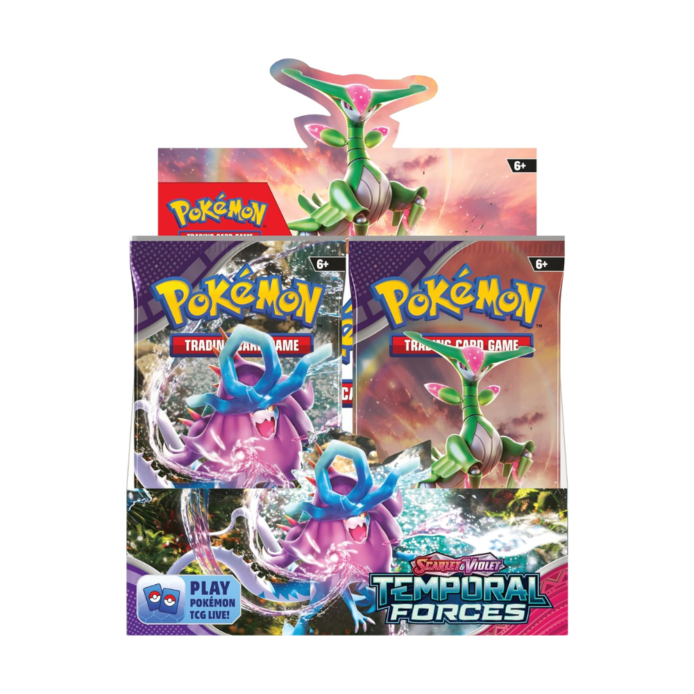 Pokémon Scarlet & Violet Temporal Forces: Booster Display mit 36 Boosterpackungen (EN)