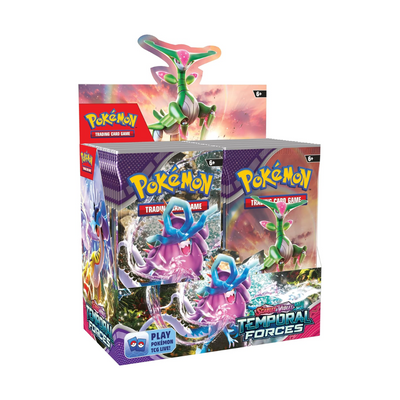 Pokémon Scarlet & Violet Temporal Forces: Booster Display mit 36 Boosterpackungen (EN)