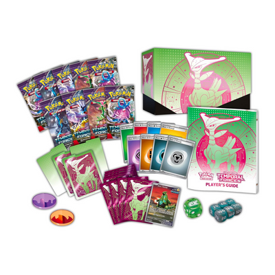 Pokémon Scarlet & Violet Temporal Forces Elite Trainer Box Version Iron Leaves auf englisch