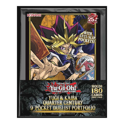 Konami Yu-Gi-Oh! Yugi & Kaiba Quarter Century 9-Pocket Duelist Portfolio