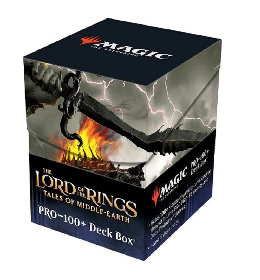 Ultra Pro: Magic the Gathering The Lord of the Rings Tales of Middle-Earth - Deck-Box "Sauron" Platz für über 100 Karten