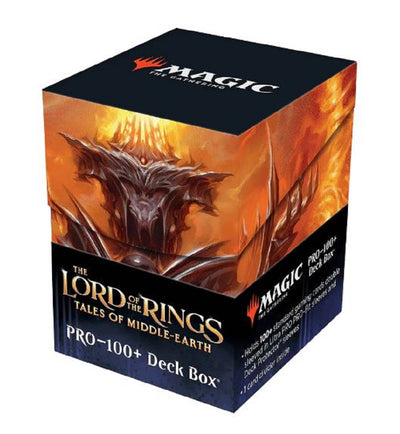 Ultra Pro: Magic the Gathering The Lord of the Rings Tales of Middle-Earth Deck-Box "Sauron V2" Platz für über 100 Karten