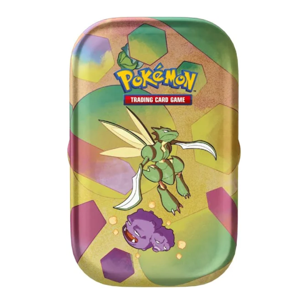 Pokémon Scarlet & Violet 151: Mini Tin Box mit Scyther und Weezing (EN)