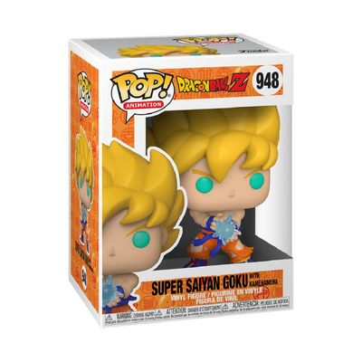 Funko POP! Animation: Dragon Ball Z - Super Saiyan Goku with Kamehameha Wave #948