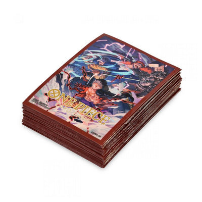 Bandai One Piece Card Game: Official Sleeves 4 Standard "The Three Captains" 70 Kartenhüllen