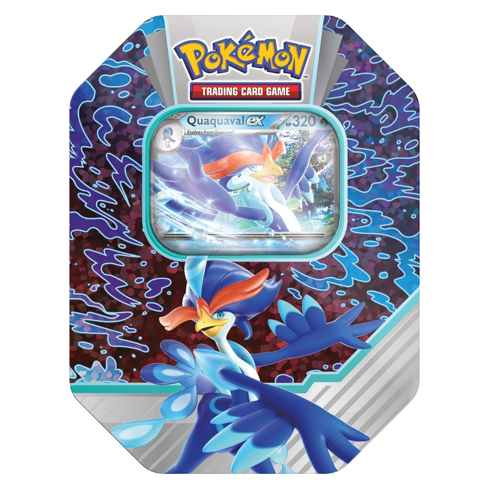 Pokémon Scarlet & Violet: Paldea Partnes Tin-Box "Quaquaval ex" - EN