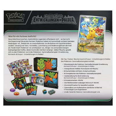 Pokémon Karmesin & Purpur: "Entwicklungen in Paldea" Top-Trainer-Box - deutsch