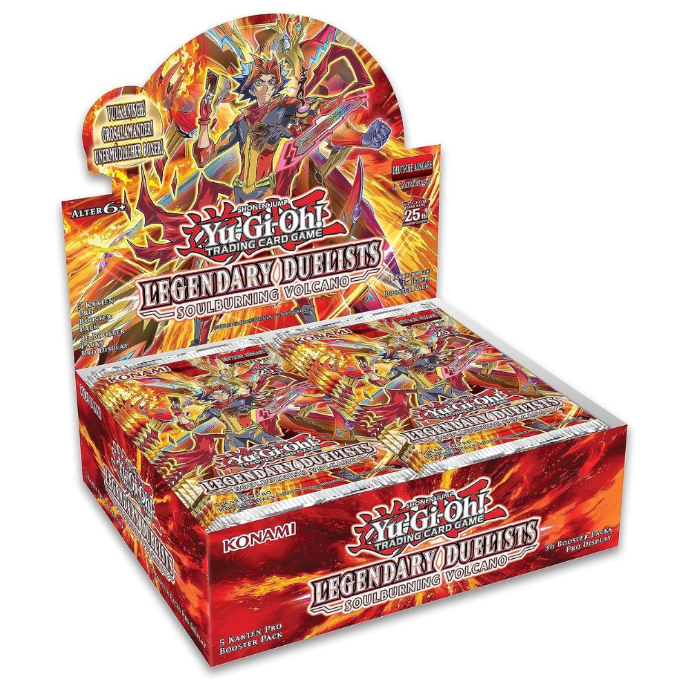 Konami Yu-Gi-Oh! Legendary Duelists Soulburning Volcano 36 Booster Display deutsch