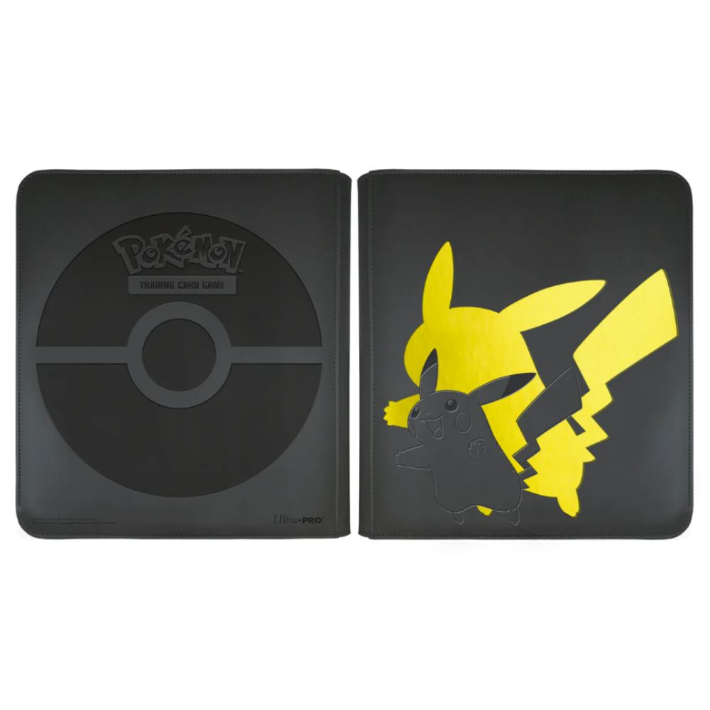 Ultra Pro Pokémon Elite Series: "Pikachu" 12-Pocket Zippered PRO-Binder - mit Reißverschluss