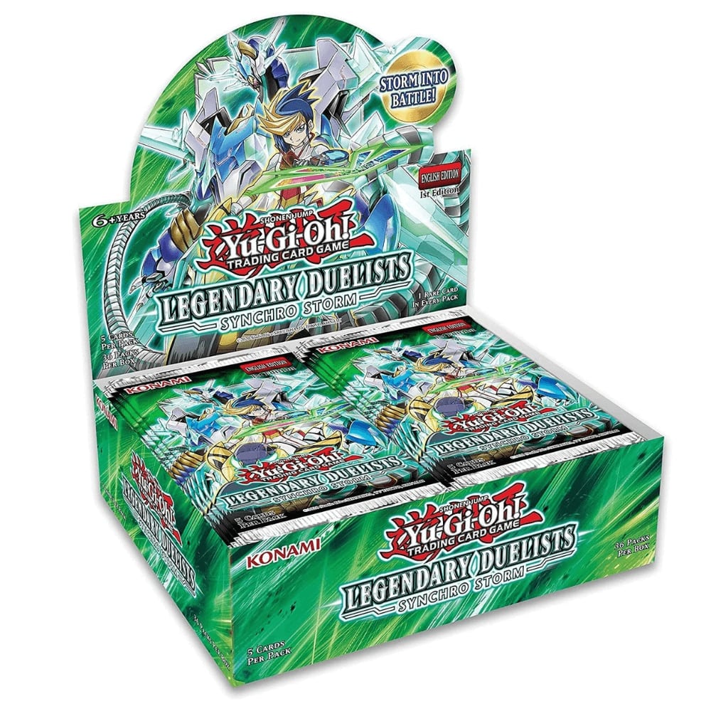 Yu-Gi-Oh! Legendary Duelists: Synchro Storm Display - 36 x Boosterpackung – englisch