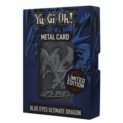 Yu-Gi-Oh! - Blauäugiger Ultimativer Drache - limitierte Karte aus geprägtem Metall