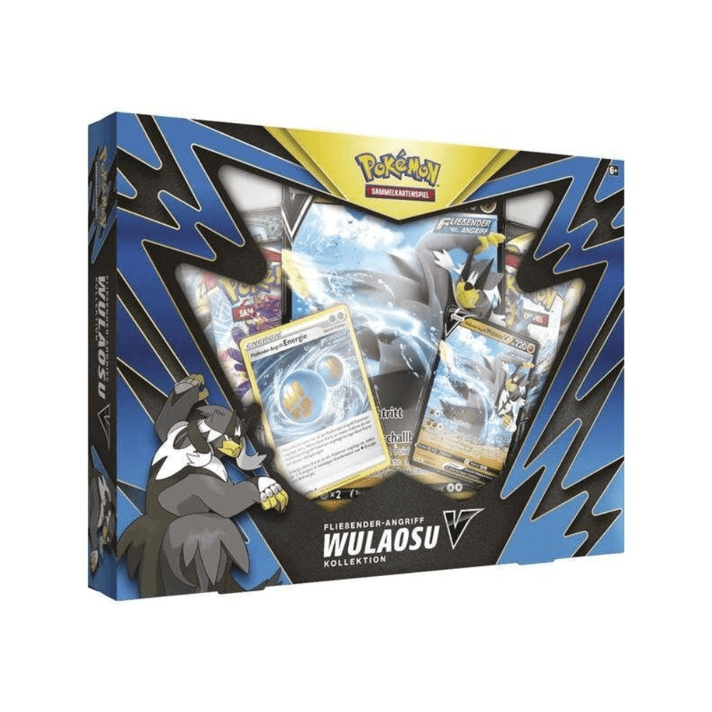 POKÉMON Sammelkarte »Pokémon - Kollektion Box - Fließender-Angriff-Wulaosu-V«