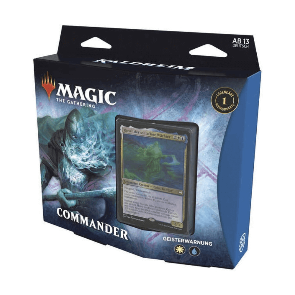 Magic the Gathering TCG Kaldheim Commander Deck Geisterwarnung - DE