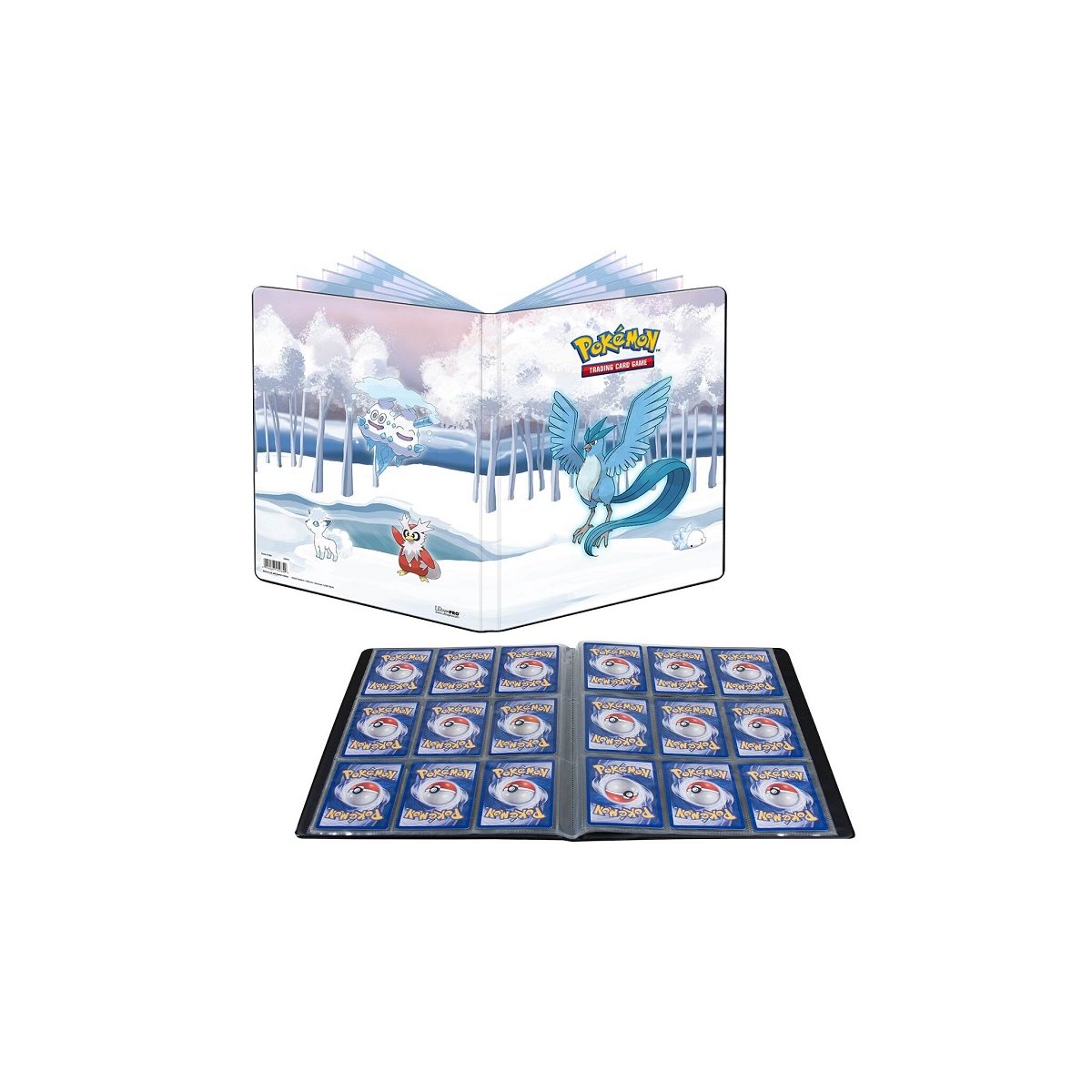 Ultra Pro - Pokémon - Frosted Forest Arktos - 9-Pocket Pro Binder - Sammelalbum mit Gummiband