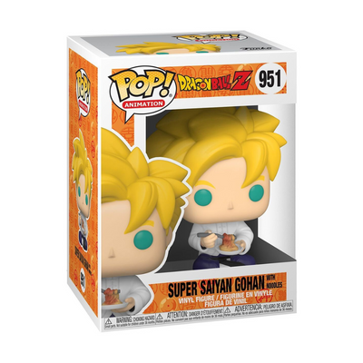 Funko POP! Animation: Dragon Ball Z - Super Saiyan Gohan mit Nudeln #951