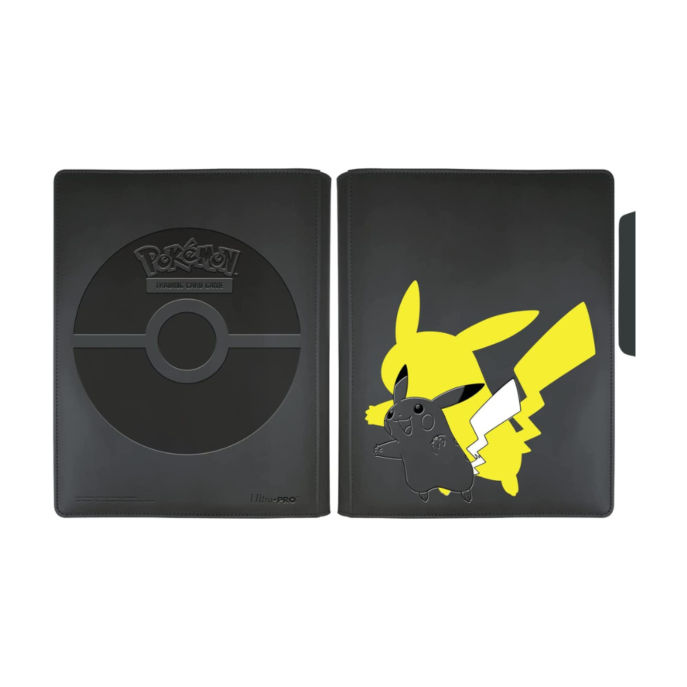 Ultra Pro Pokémon Elite Series: "PIKACHU" 9-Pocket Pro Binder Sammelalbum mit Reißverschluss