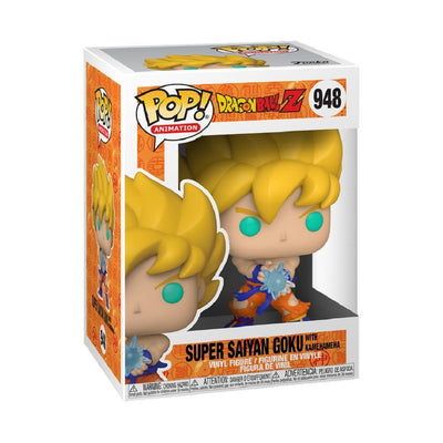 Funko POP! Animation: Dragon Ball Z - Super Saiyan Goku with Kamehameha Wave #948