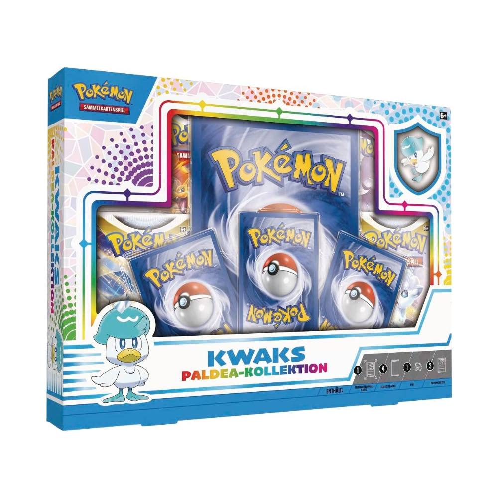 Pokémon Karmesin & Purpur: KWAKS Paldea-Kollektion Preview Box deutsch