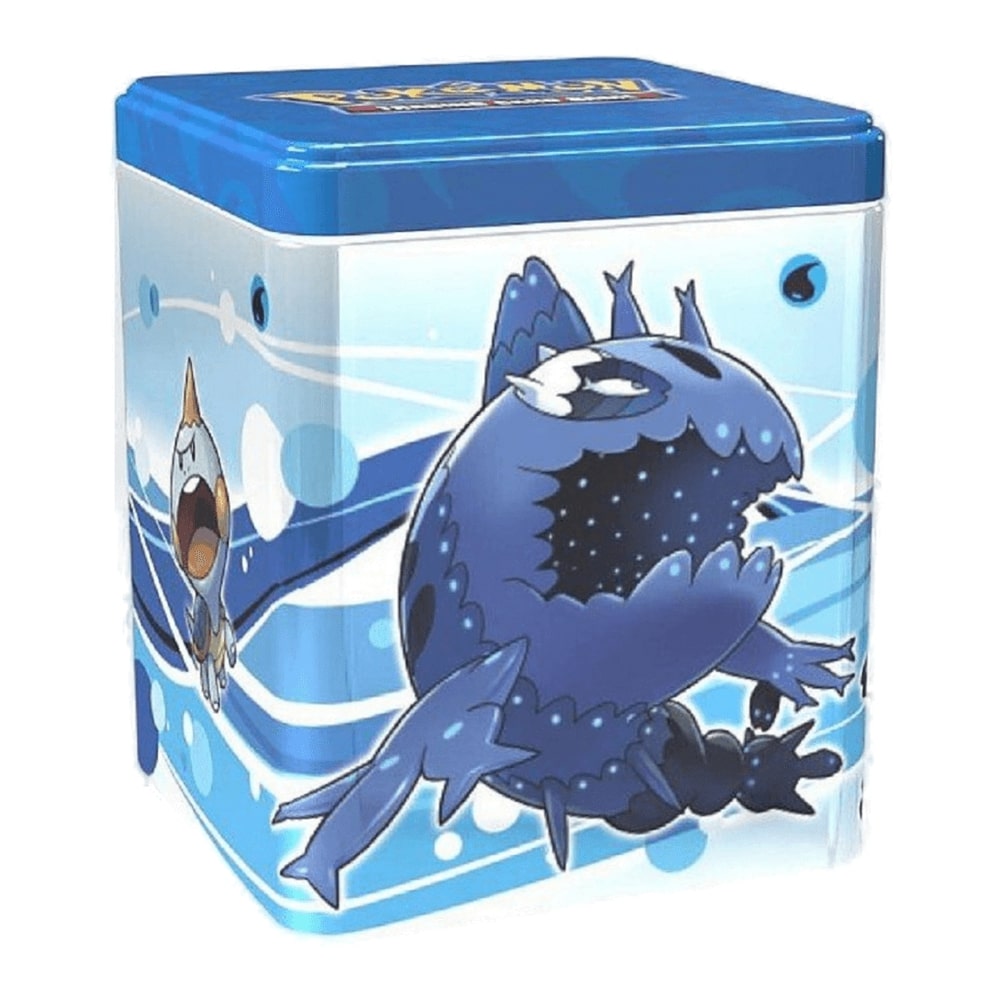 Pokémon stapelbare Tin Box Typ Wasser (blau) - englisch