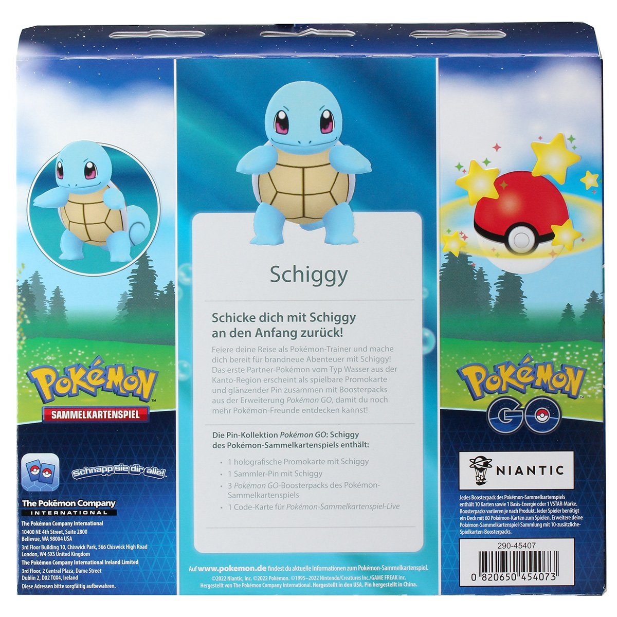 Pokémon GO Pin Box "Schiggy" - deutsch