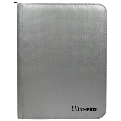 9-Pocket Zippered PRO-Binder - Silber - aus feuerfesten Material