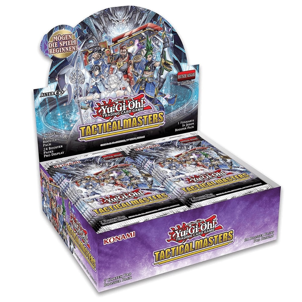 Yu-Gi-Oh! - Tactical Masters - 24 Booster Display - deutsche Sprachausgabe